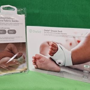 Owlet Dream Sock w Bonus Leopard Socks - Sealed, Brand New